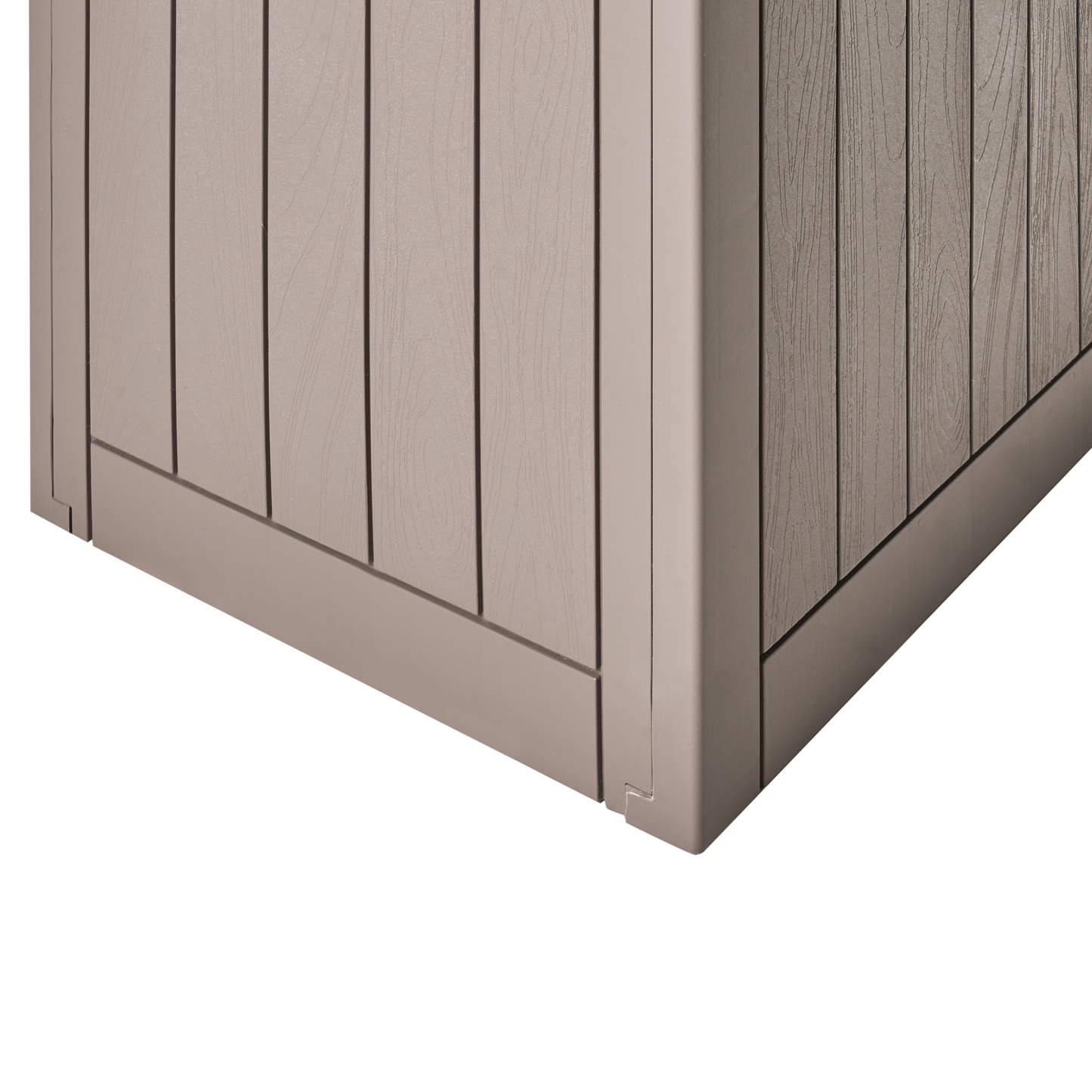 Garden Storage Box Taupe 56 x 53cm Outdoor Polypropylene
