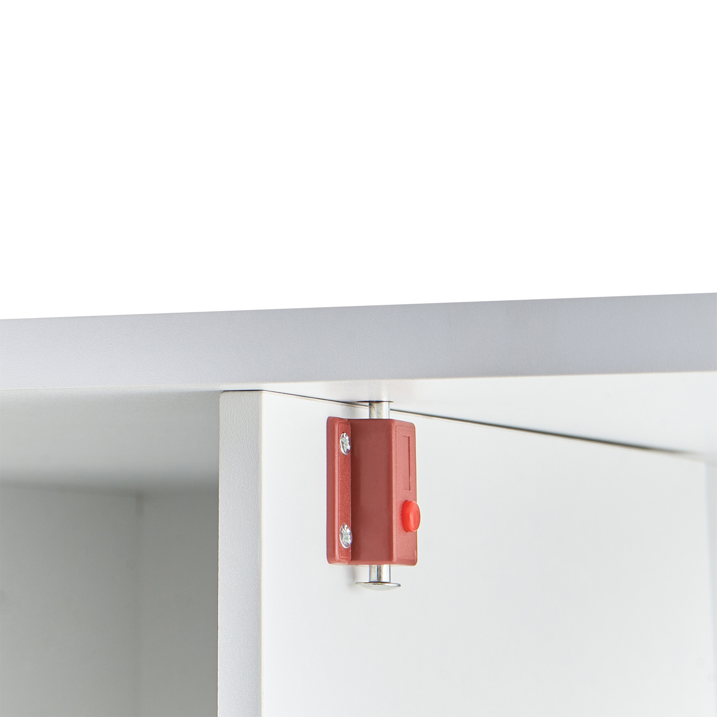 Fold Down Desk With Hidden Cabinet Open Shelves White