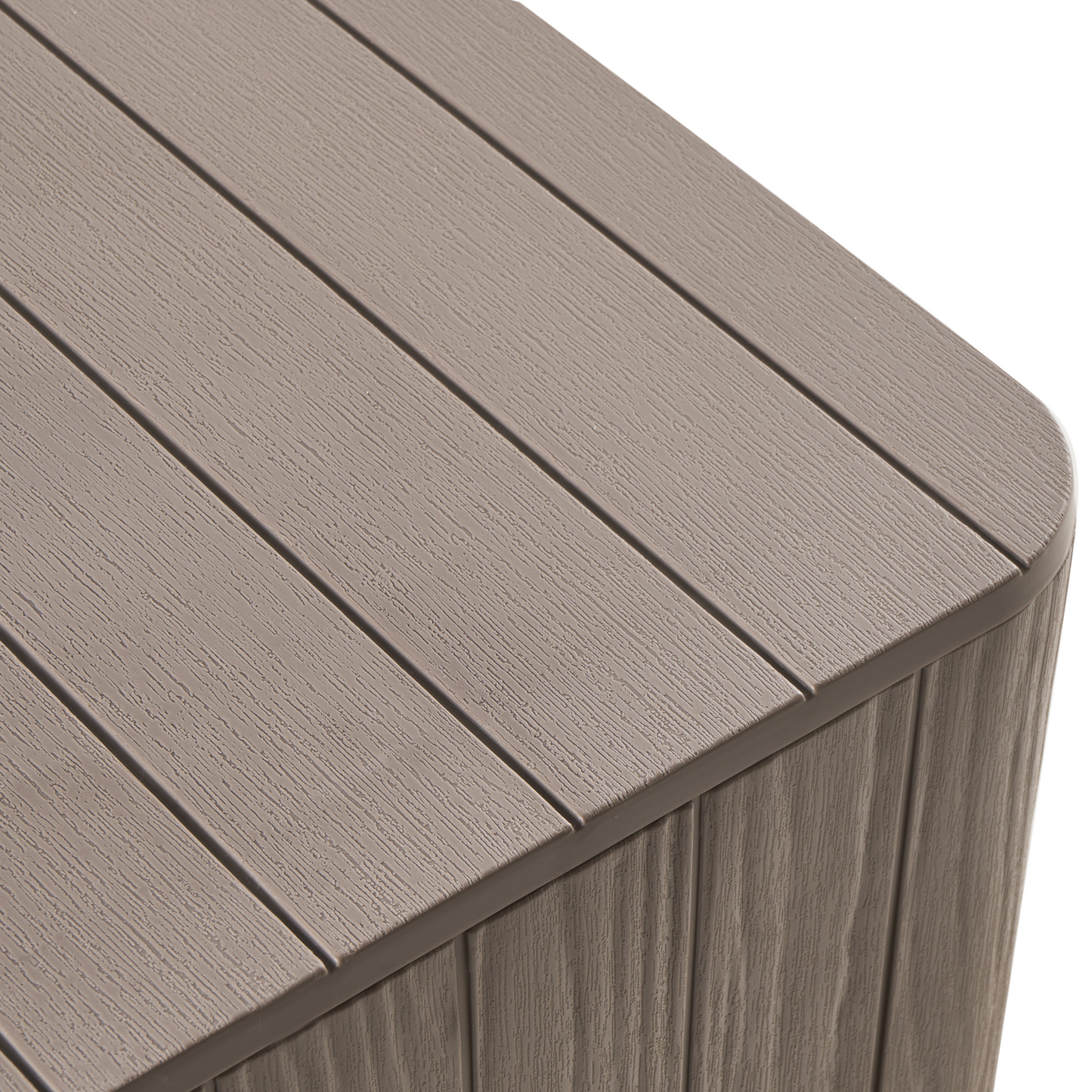 Keter Garden Storage Box Taupe 40 x 42cm Outdoor Box For Textiles