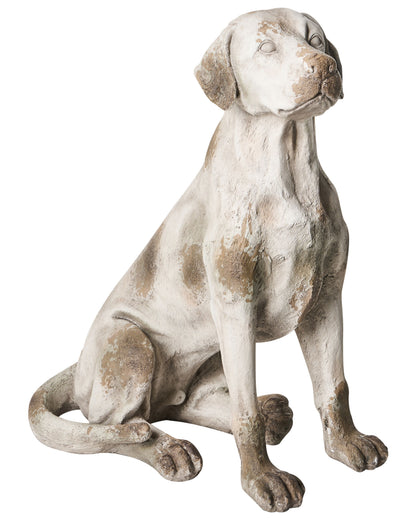 Coastal Dog Garden Figurine Beige 42 x 50 x 70cm