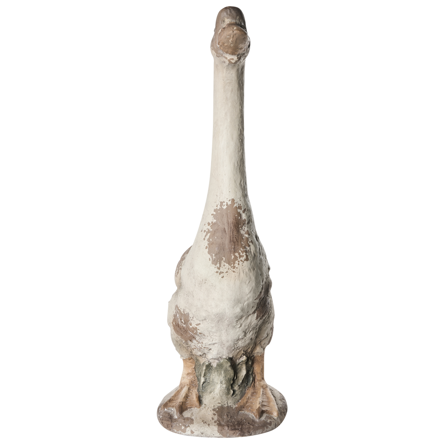Greenhaven Goose Garden Figurine Distressed Beige 23 x 38 x 67cm
