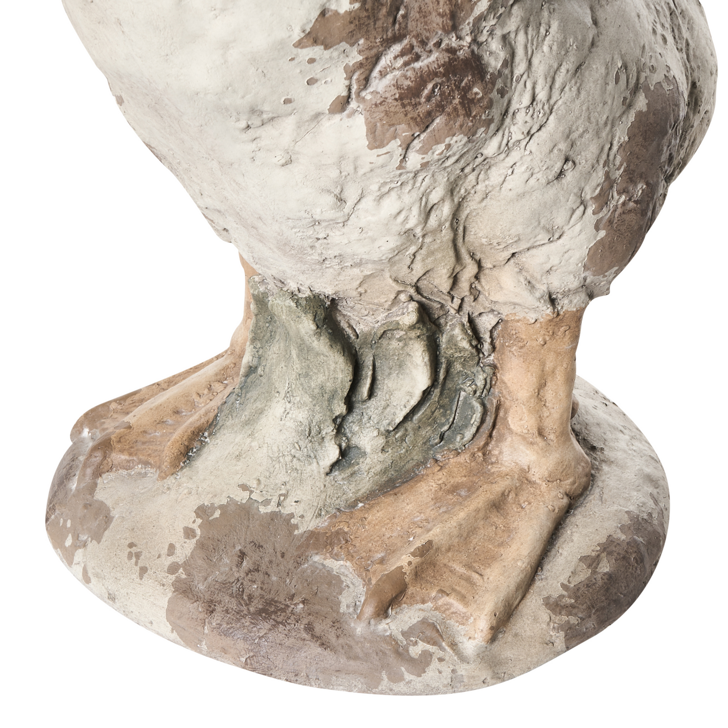 Greenhaven Goose Garden Figurine Distressed Beige 23 x 38 x 67cm
