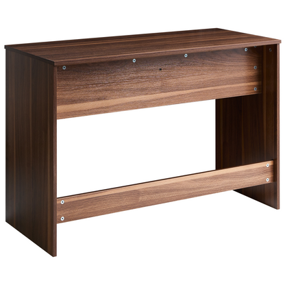Modern Office Desk 110 x 50cm Dark Brown With Two Drawers