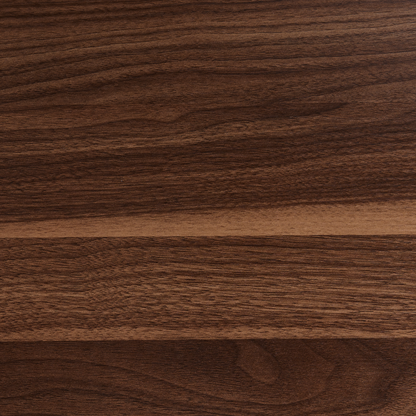 Modern Office Desk 110 x 50cm Dark Brown With Two Drawers