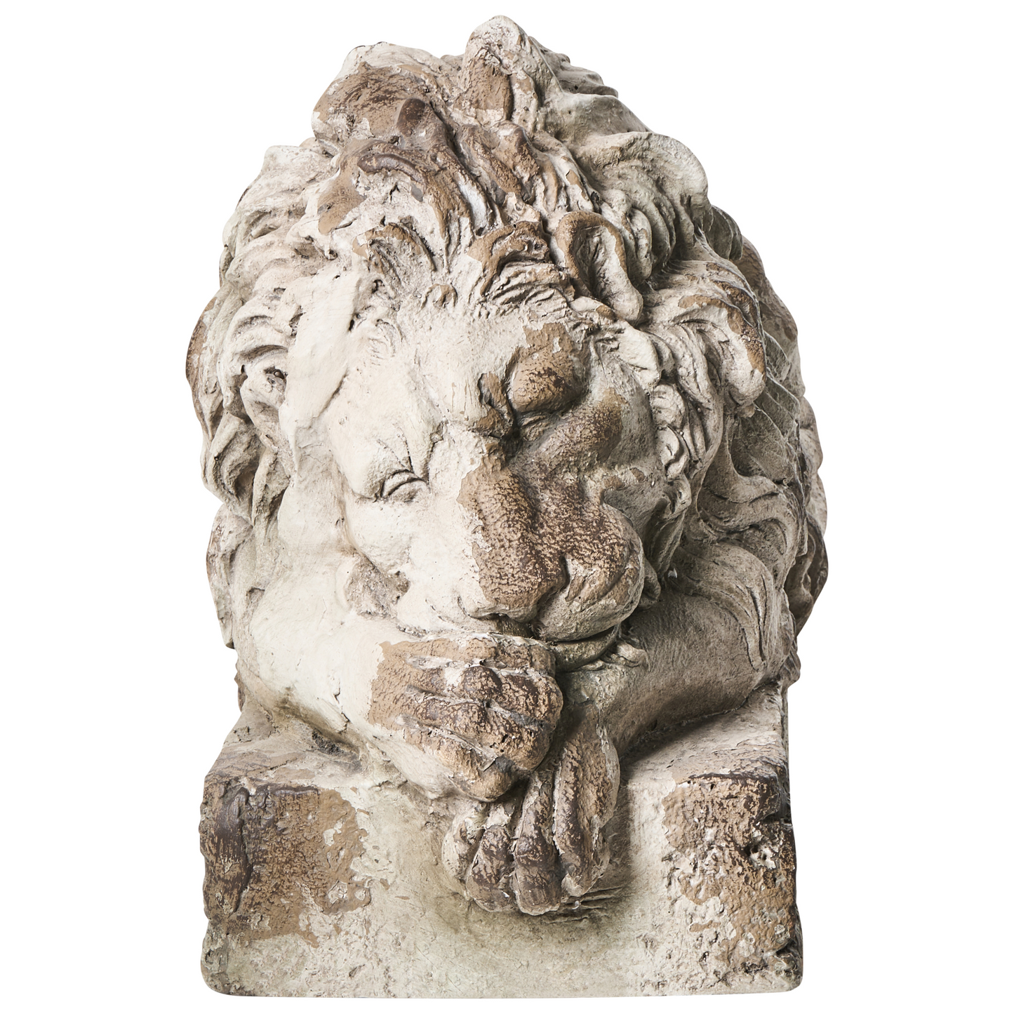 Beige Lion Garden Figurine 23 x 64 x 38cm Decorative Accent