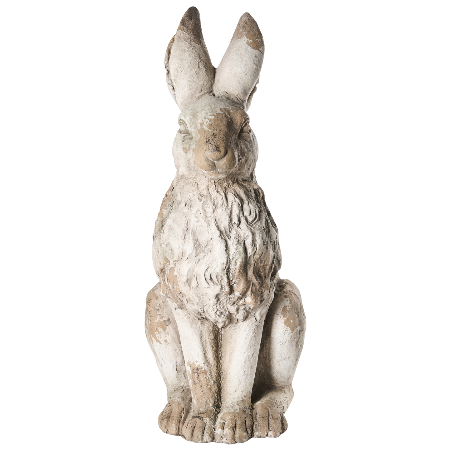 Outdoor Garden Rabbit Figurine Beige 17 x 29 x 56cm
