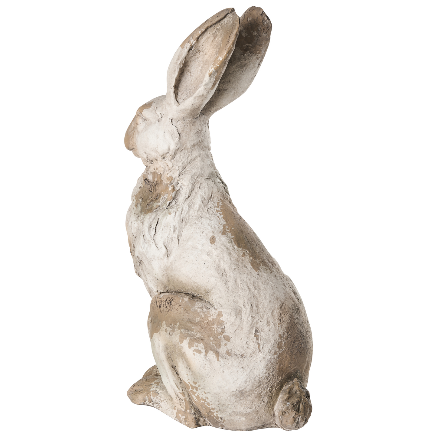 Outdoor Garden Rabbit Figurine Beige 17 x 29 x 56cm