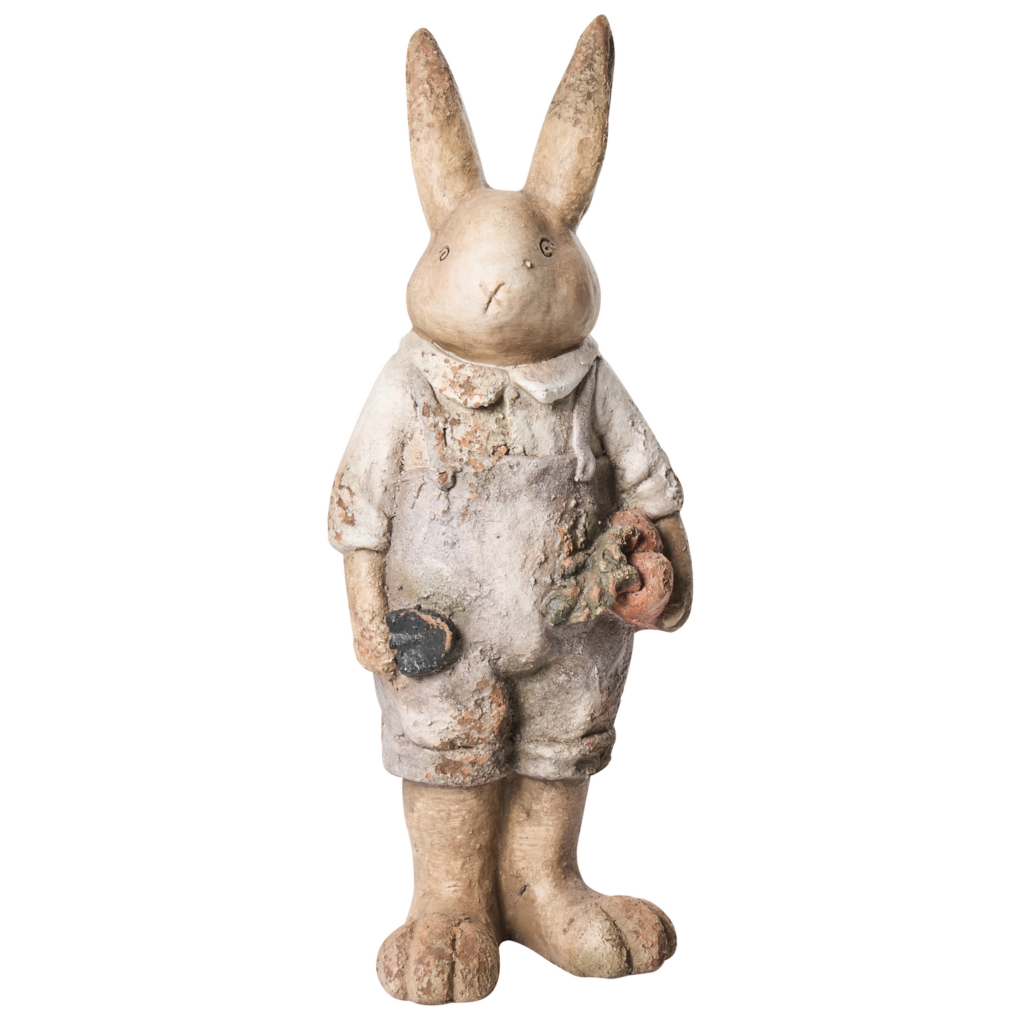 Set Of 2 Multicolor Rabbit Garden Figurines
