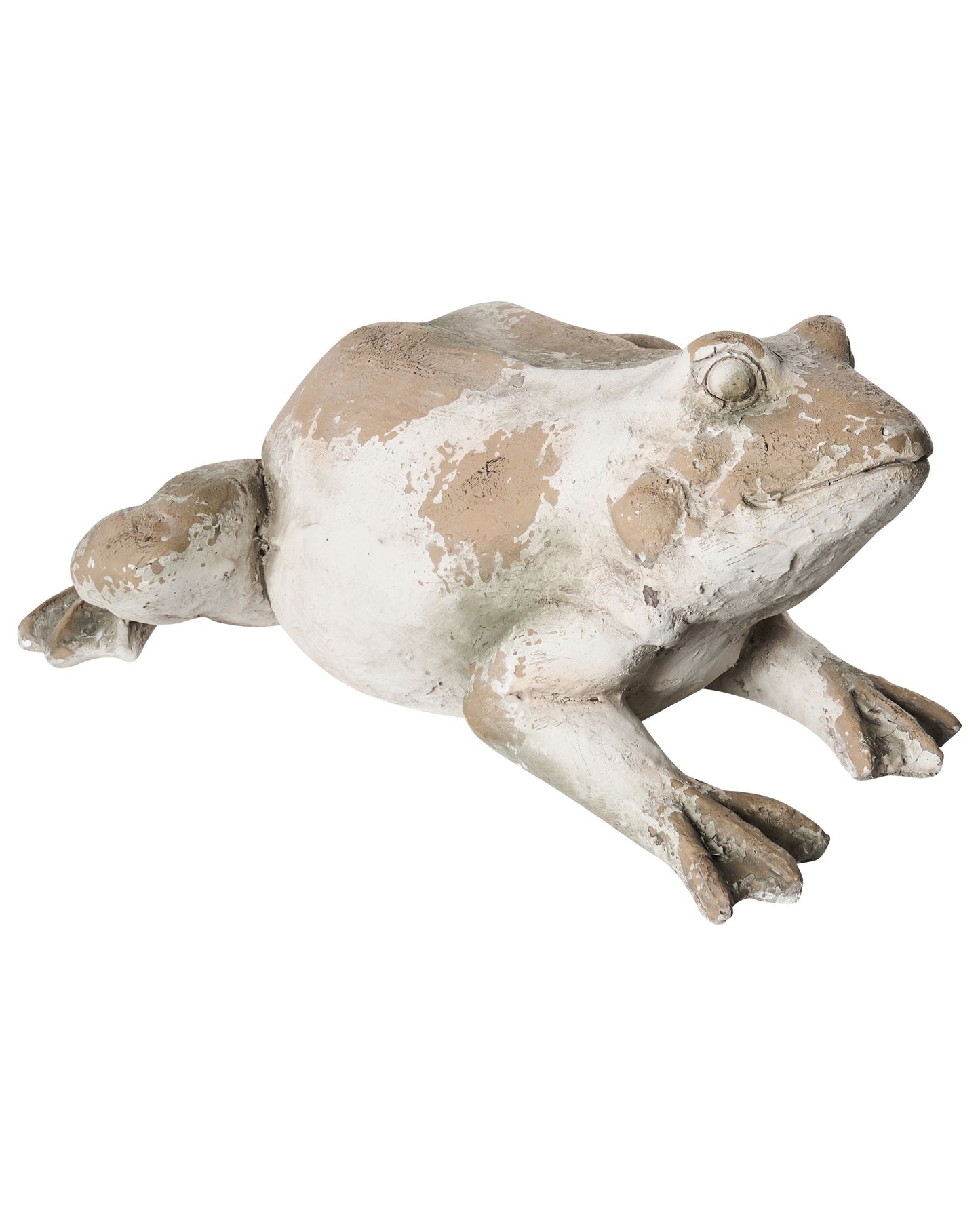 Frog Garden Figurine Beige 36 x 50 x 23cm Outdoor Accent
