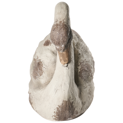 Swan Garden Figurine Beige 22 x 44 x 37cm