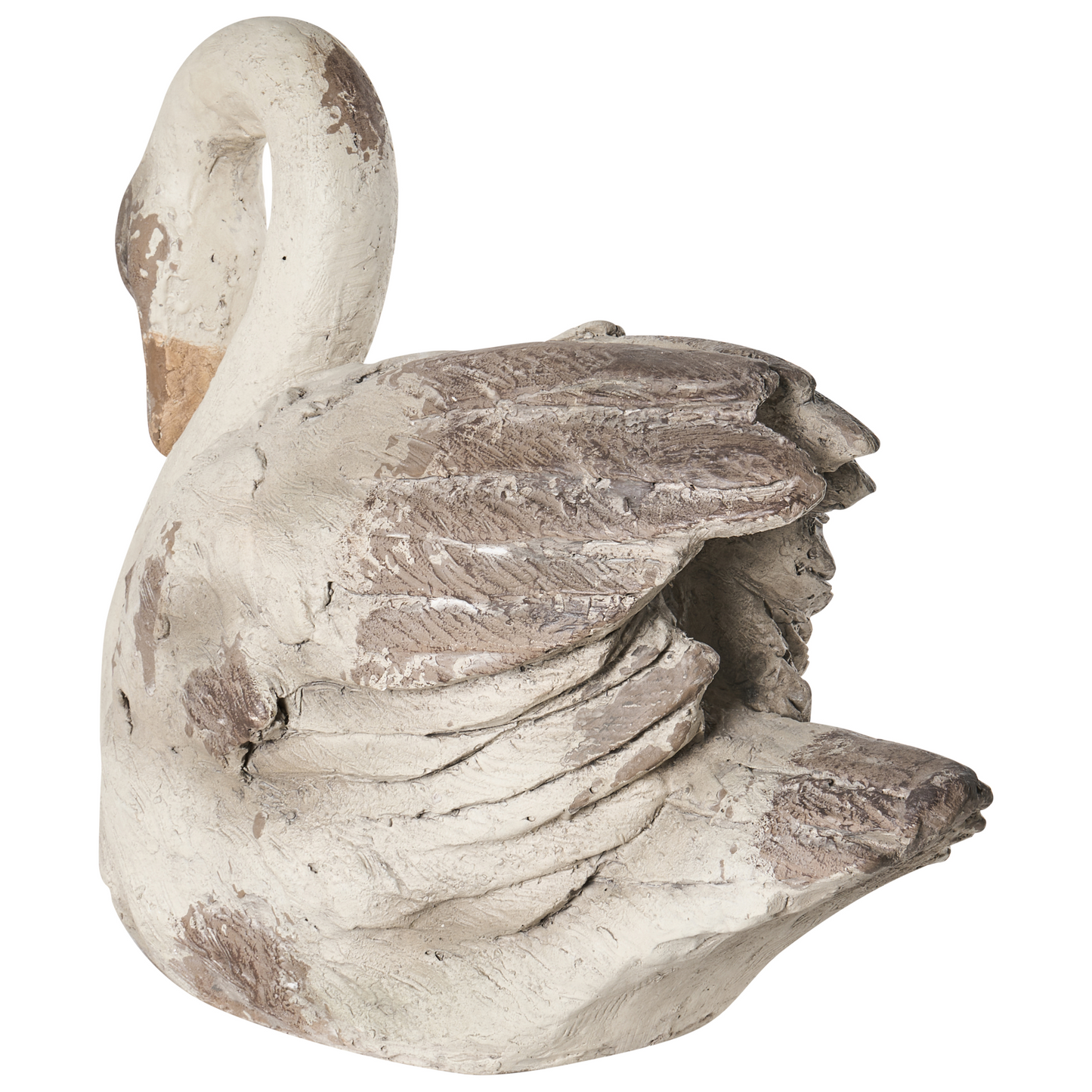 Swan Garden Figurine Beige 22 x 44 x 37cm