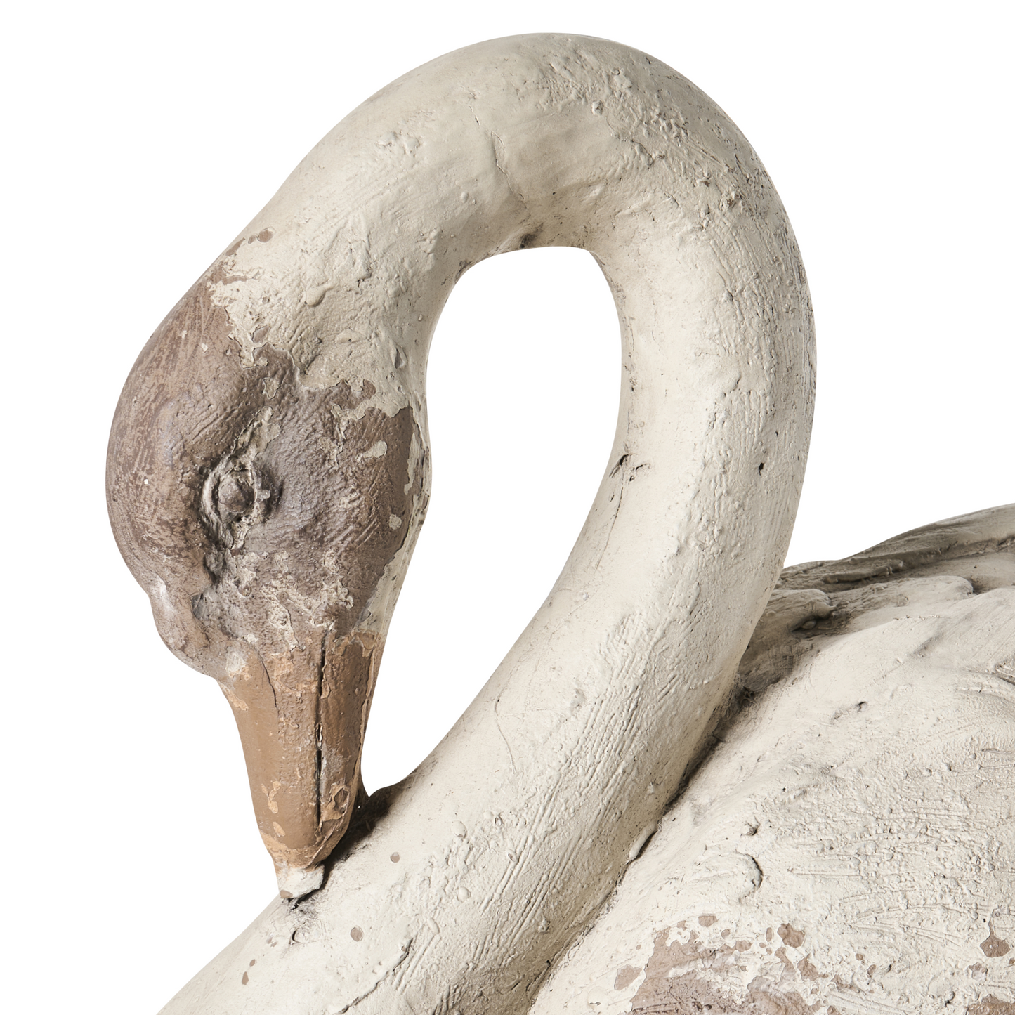 Swan Garden Figurine Beige 22 x 44 x 37cm