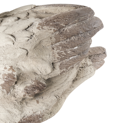 Swan Garden Figurine Beige 22 x 44 x 37cm