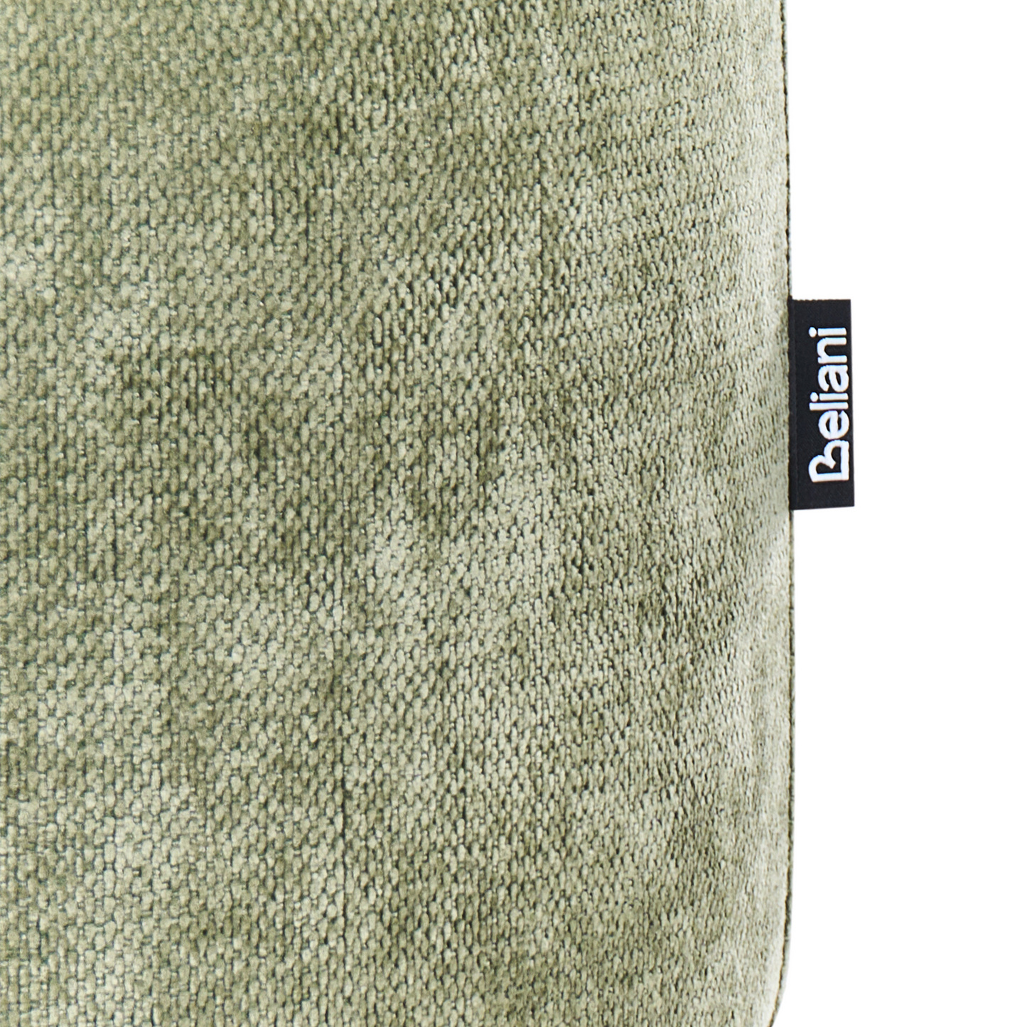 Chenille Green Storage Bench With Pine Wood Legs