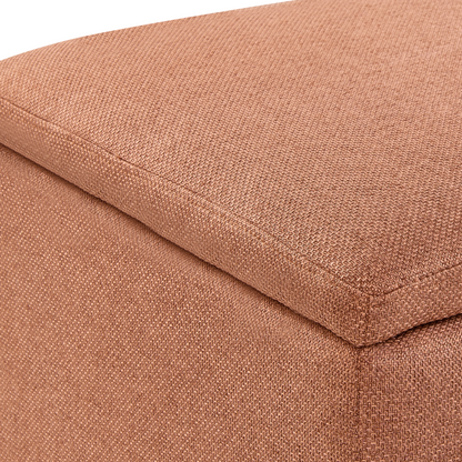 Storage Pouffe Golden Brown Water Repellent Finish