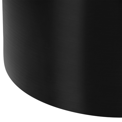 Arcadia Accent Side Table Black Iron Painted