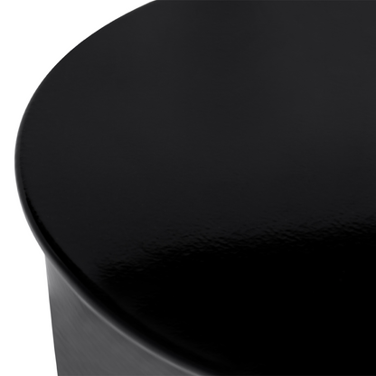 Accent Black Iron Side Table Indoor Living Room Bedroom