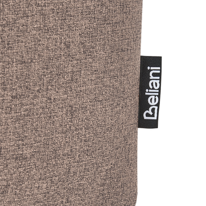 Taupe Storage Bench With Lift Up Top And Wooden Legs
