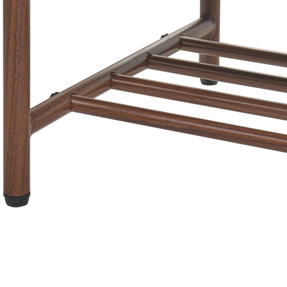 Storage Bench Off White Boucle Upholstery Lift Up Top With Durable Metal Legs