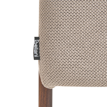 Taupe Water-Repellent Storage Bench Lift Top Metal Legs
