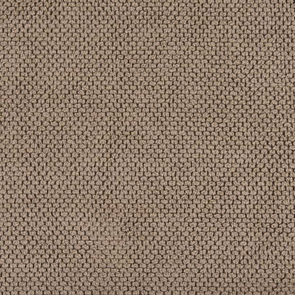 Nordic Living Footstool Brown Polyester Water Repellent Oak Legs