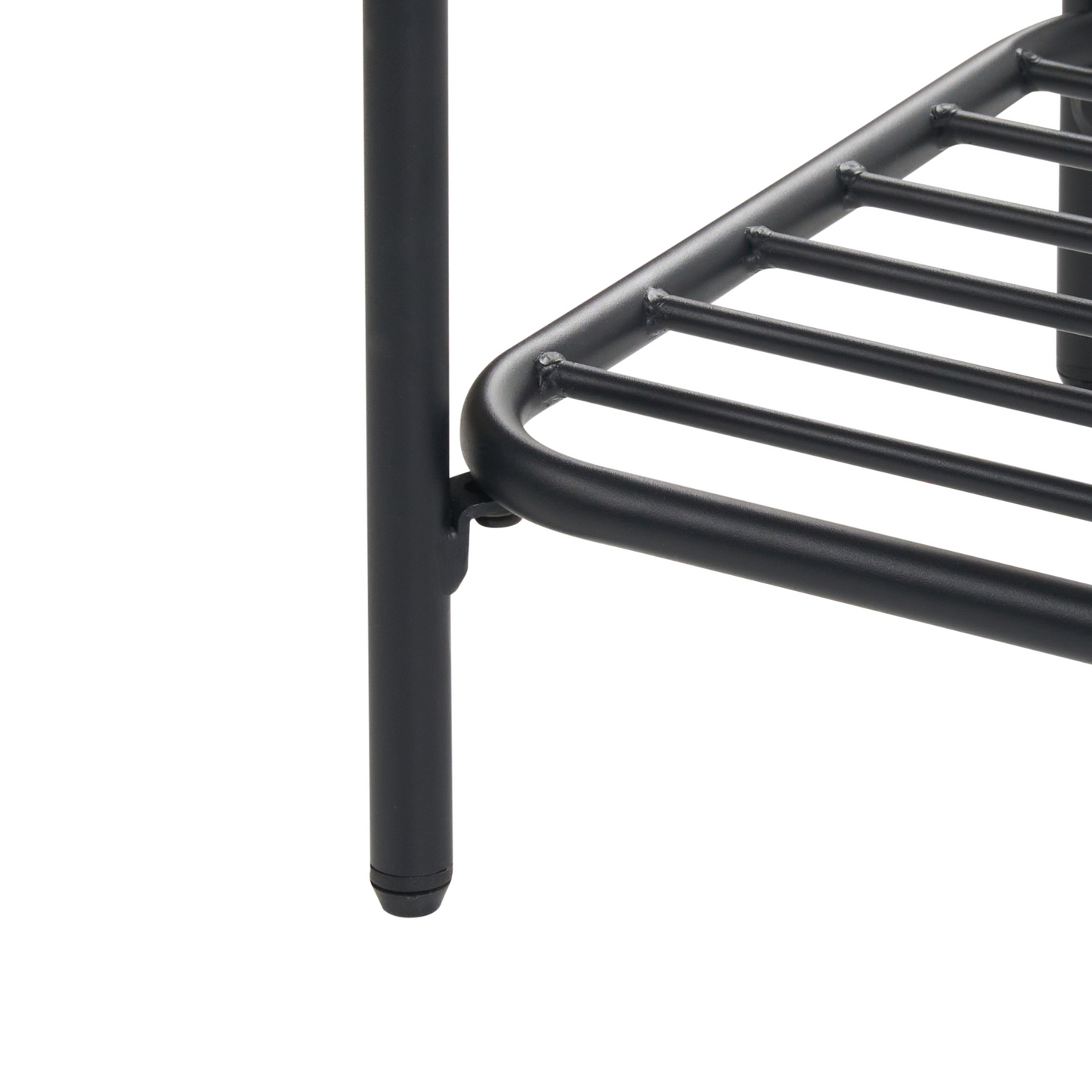 Shoe Bench Grey Fabric Upholstered Hallway Bench With Shelf