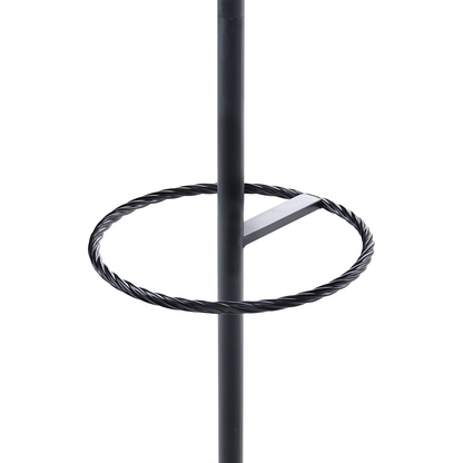 Coat Rack Black Steel 180cm Freestanding Umbrella Stand