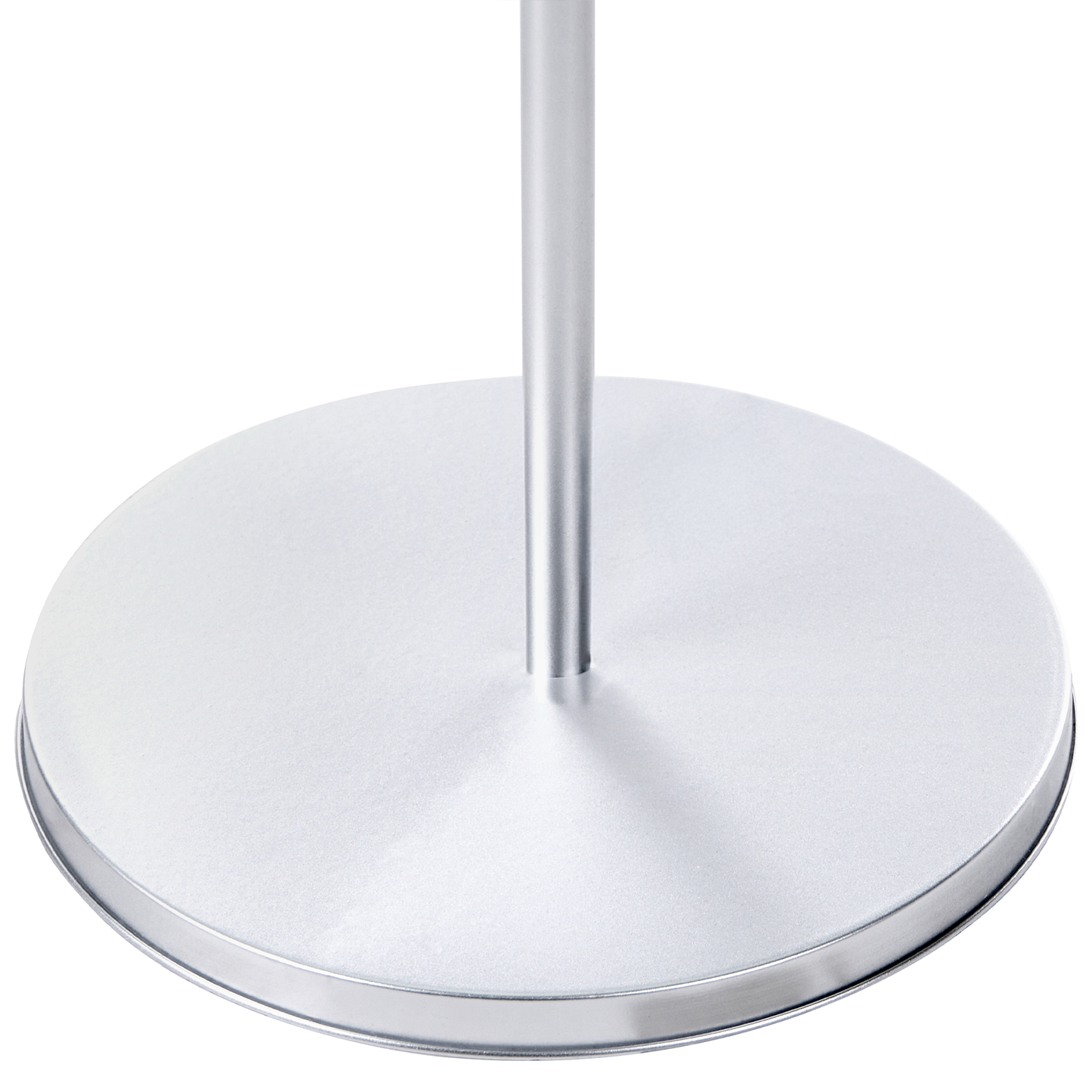 Silver Coat Rack 130cm Freestanding Wooden Accent 3 Hooks