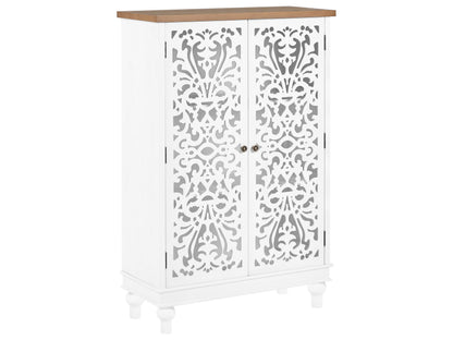 Oak and Willow Rustic 2 Door Sideboard With Openwork Fronts