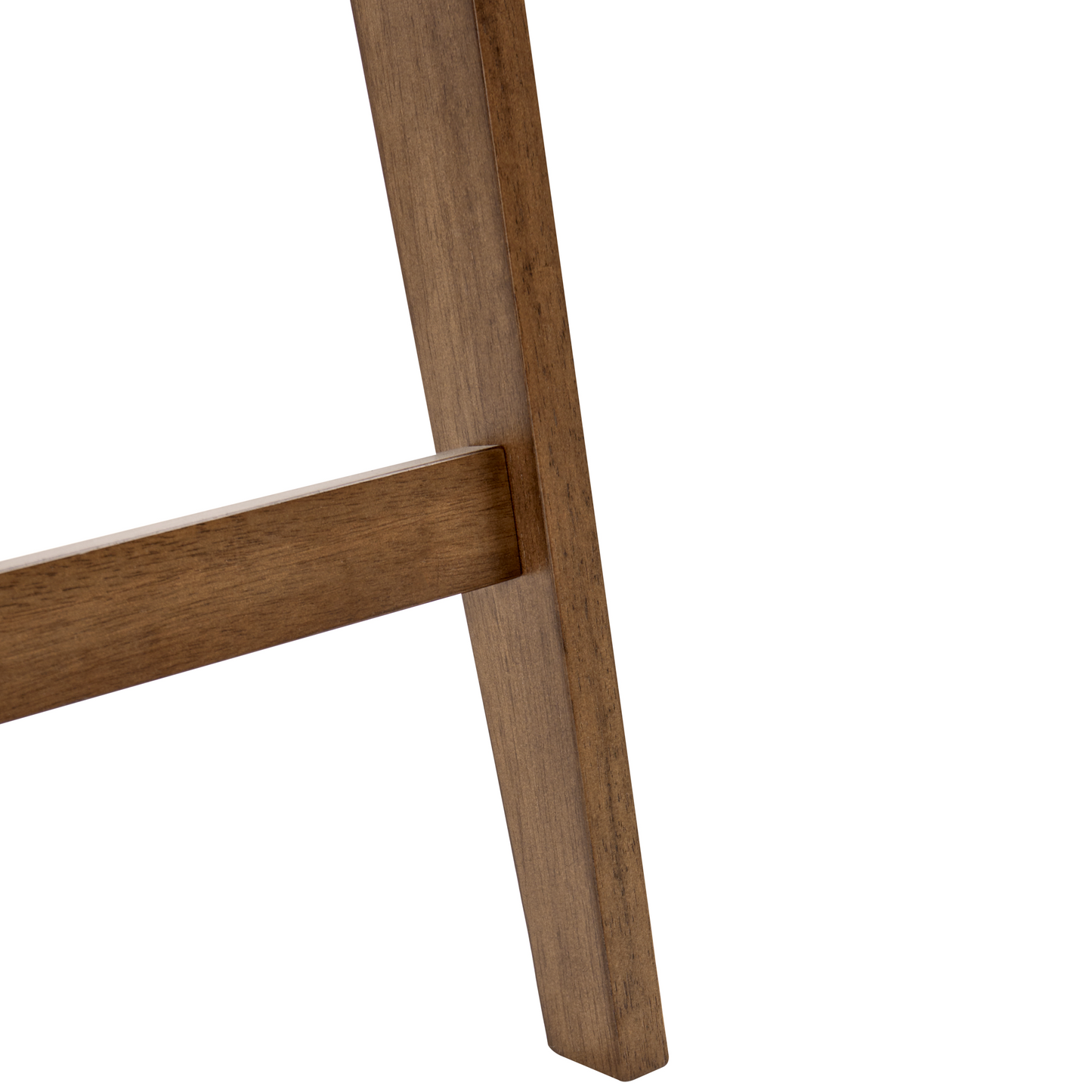 Bar Chairs Set of 2 Boucle Brown Beige Rubberwood Frame