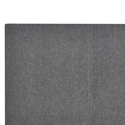 Slatted Bed Frame Grey Polyester EU Small Double 4ft