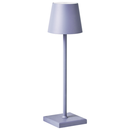 Violet Table Lamp Aluminium Touch Switch USB Wireless