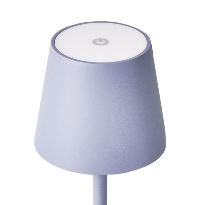 Violet Table Lamp Aluminium Touch Switch USB Wireless