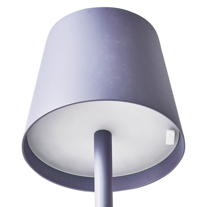 Violet Table Lamp Aluminium Touch Switch USB Wireless