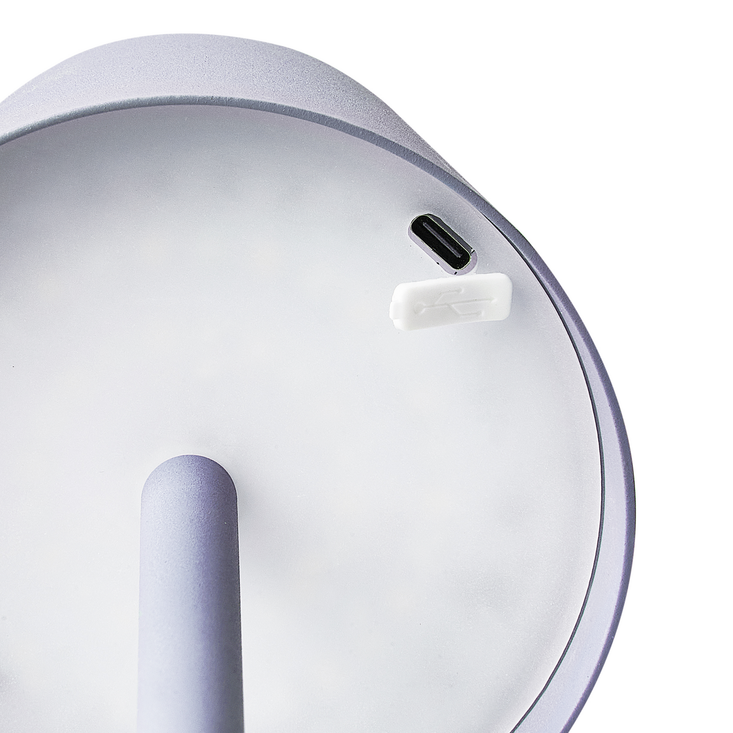 Violet Table Lamp Aluminium Touch Switch USB Wireless