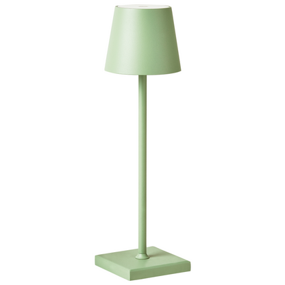 Table Lamp Light Green Aluminium Touch USB Charging