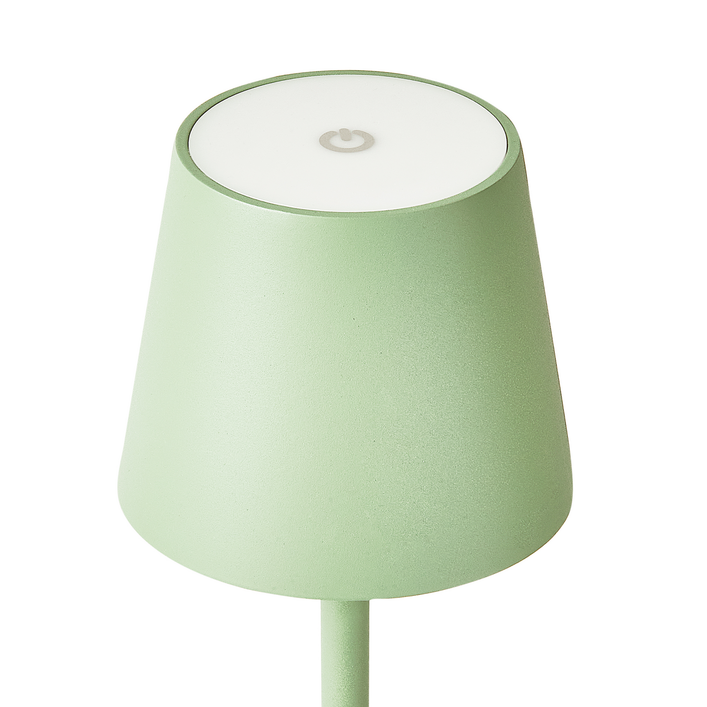 Table Lamp Light Green Aluminium Touch USB Charging