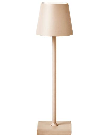 Orange Aluminium Table Lamp With Touch Switch USB Charging