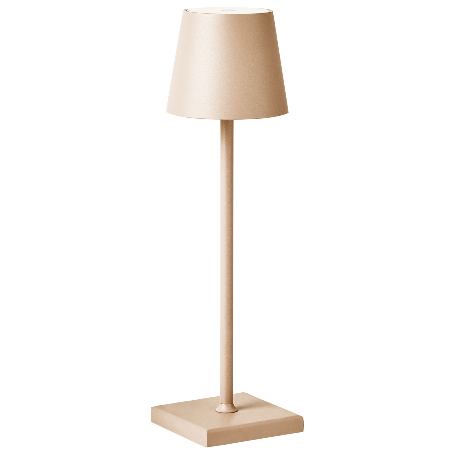 Orange Aluminium Table Lamp With Touch Switch USB Charging