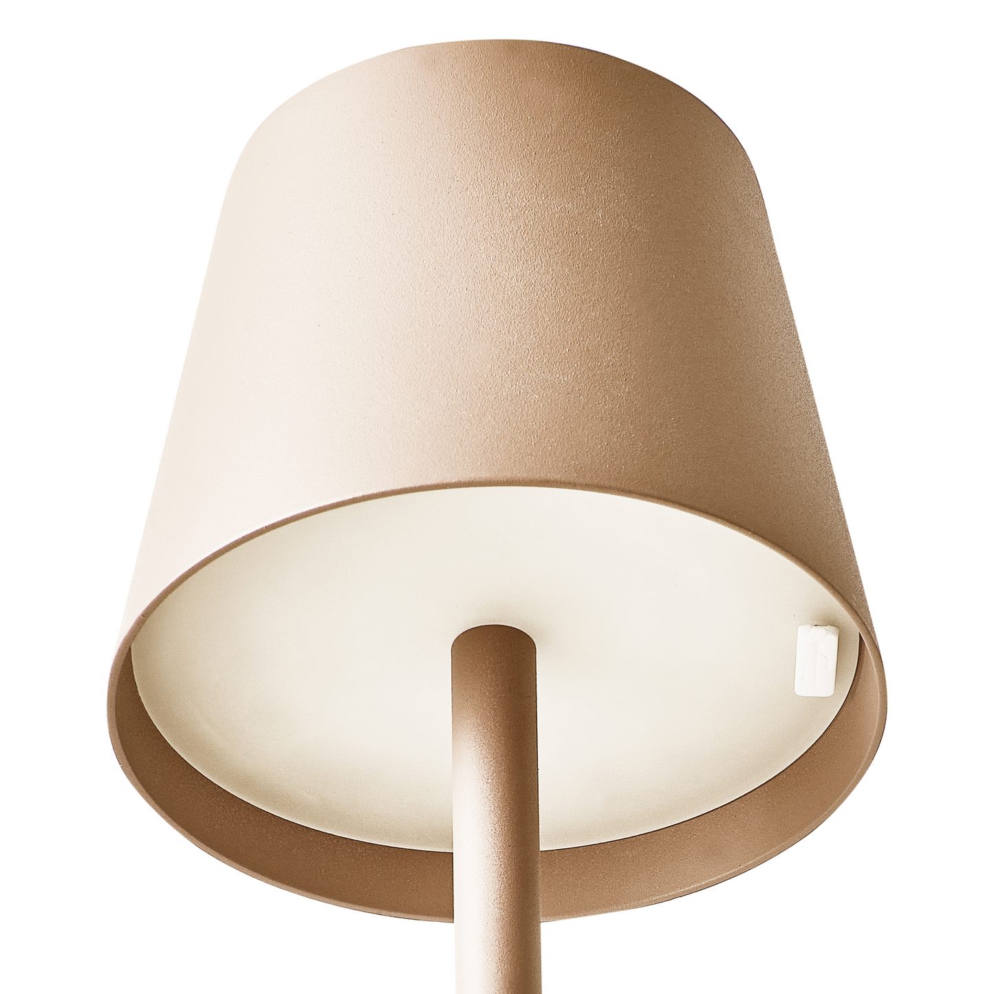 Orange Aluminium Table Lamp With Touch Switch USB Charging