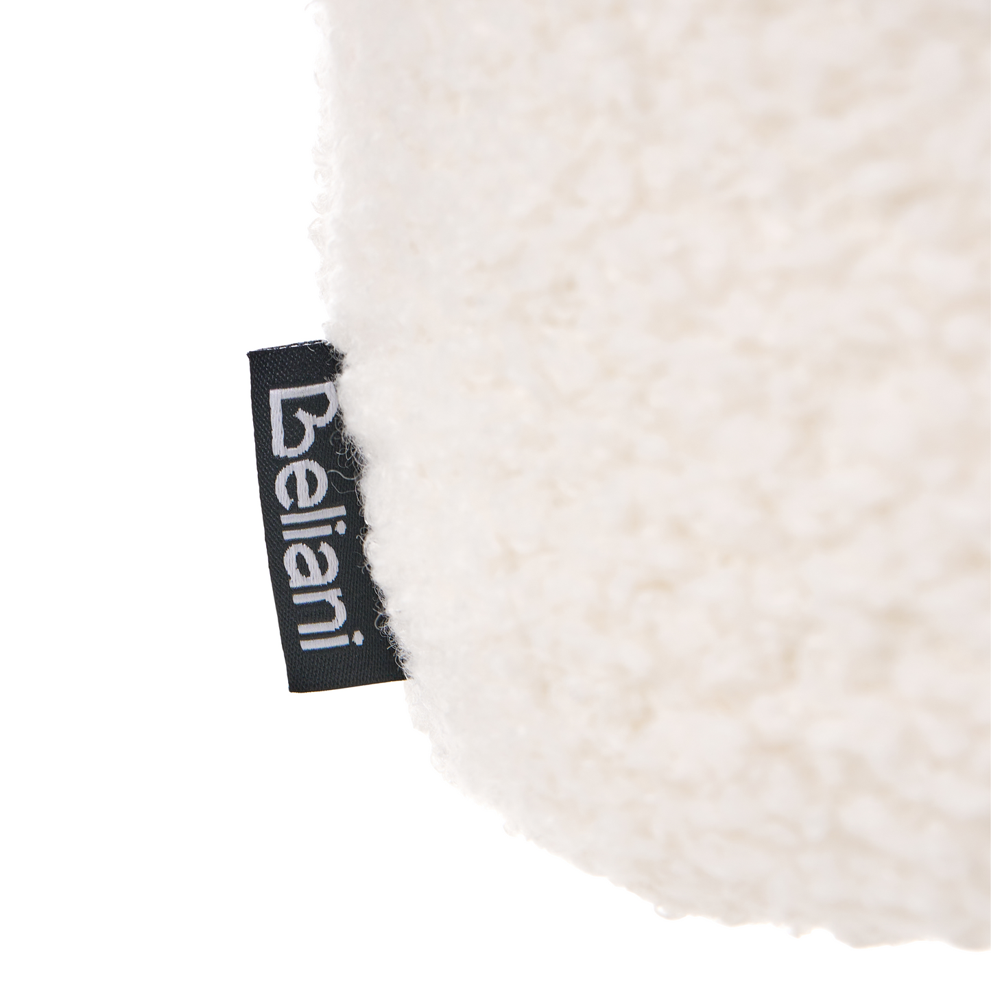 Off-White Boucle Bar Chairs 2 Cut-Out Backrest Armrests