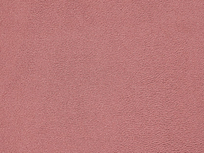 Pouffe Pink Velvet S Shape Footstool for Living Room