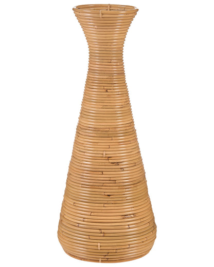 Decorative Vase Natural Rattan 70cm Boho Rustic