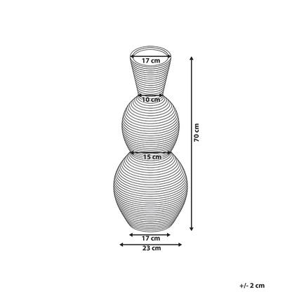 Natural Rattan Vase 70cm Boho Rustic Home Decor