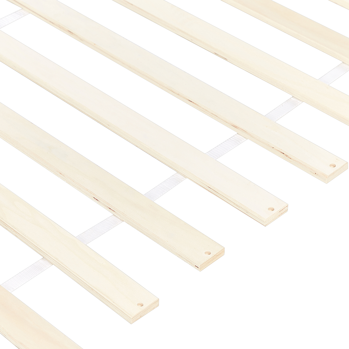 NordicNest White Pine Bed Frame Small Double Minimalist Headboard