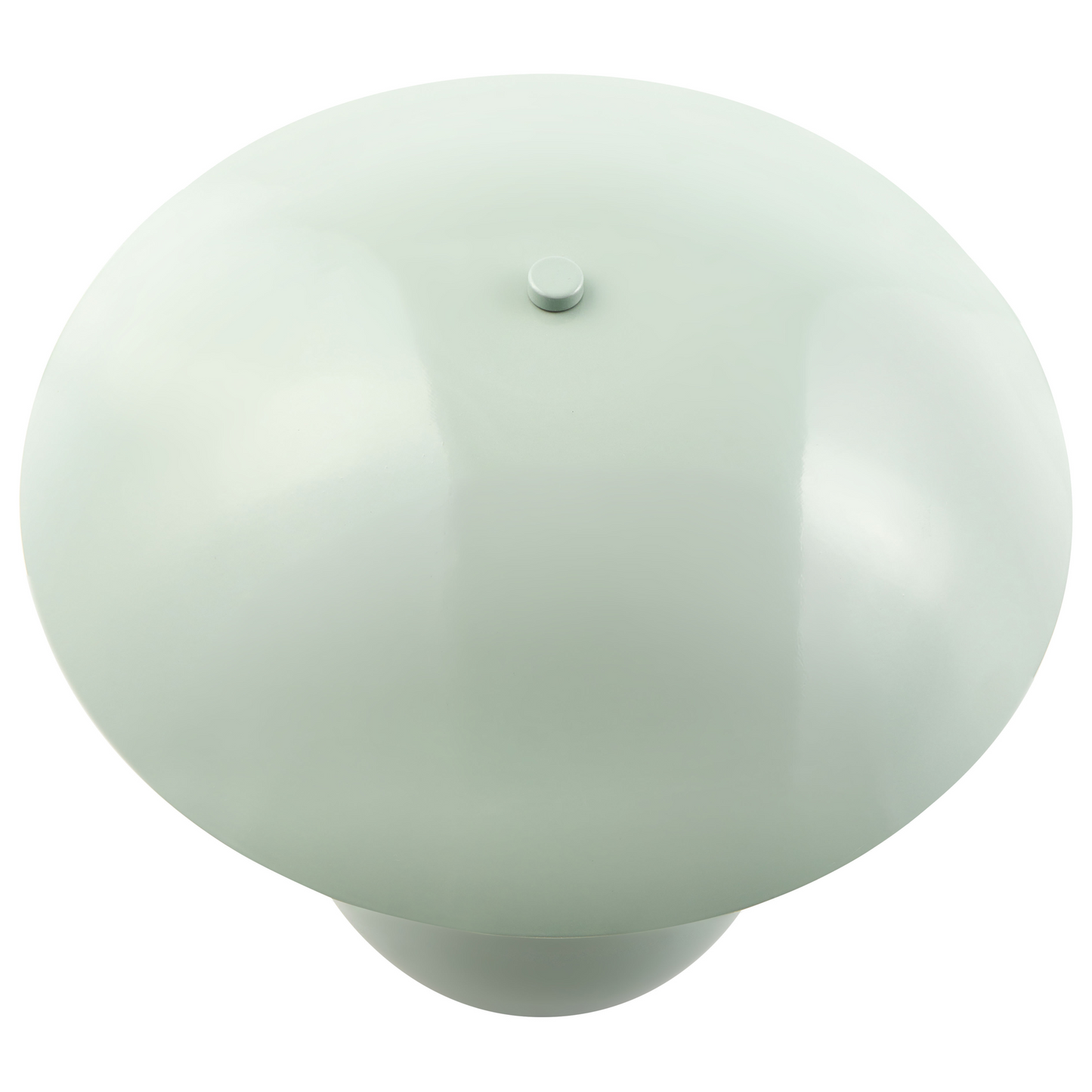 Light Green Mushroom Table Lamp 30cm Iron Base