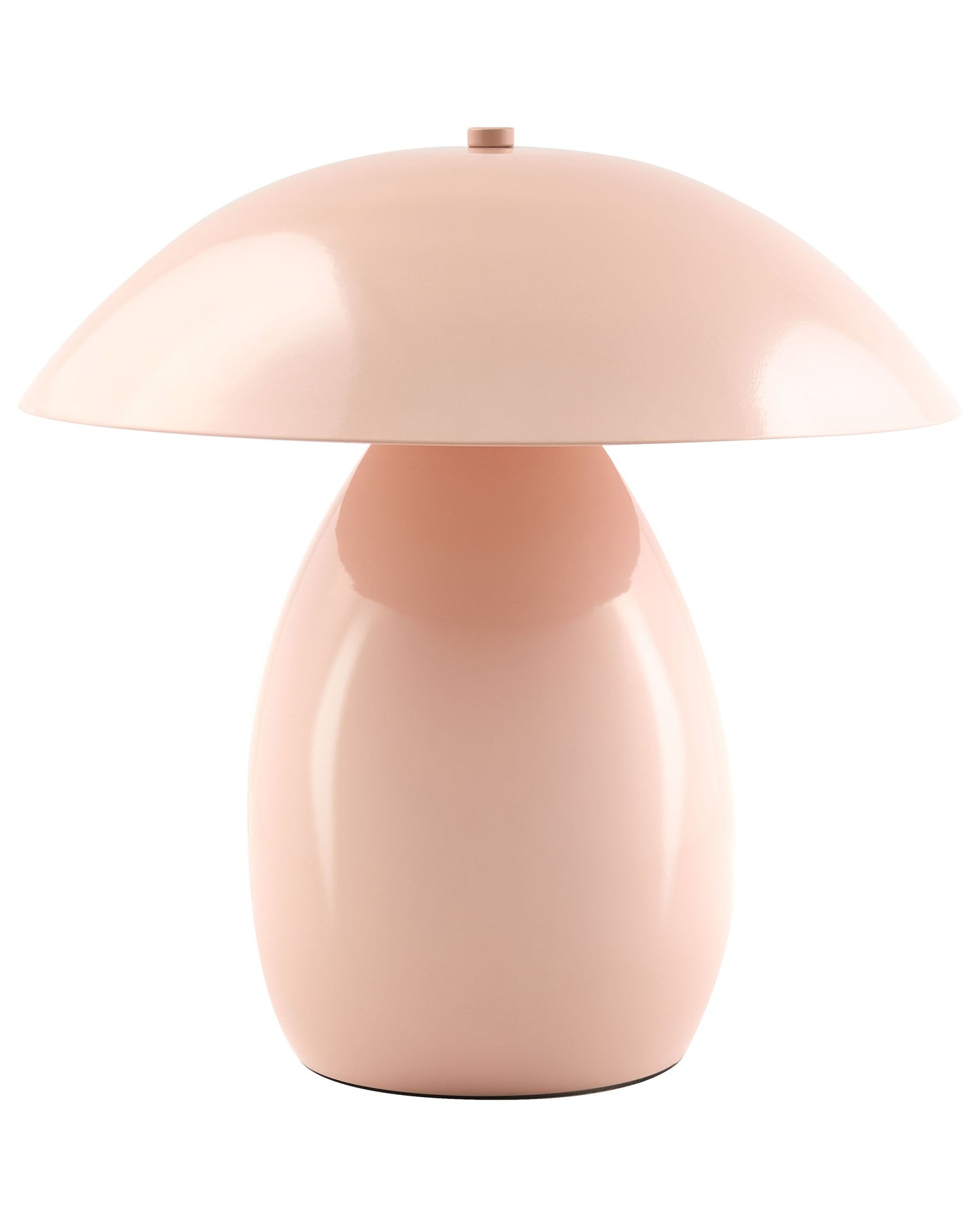 Pastel Pink Table Lamp Iron Base 30cm