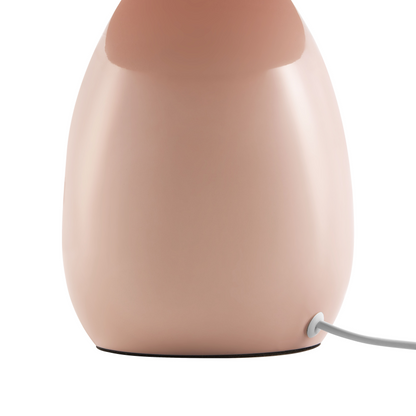 Pastel Pink Table Lamp Iron Base 30cm