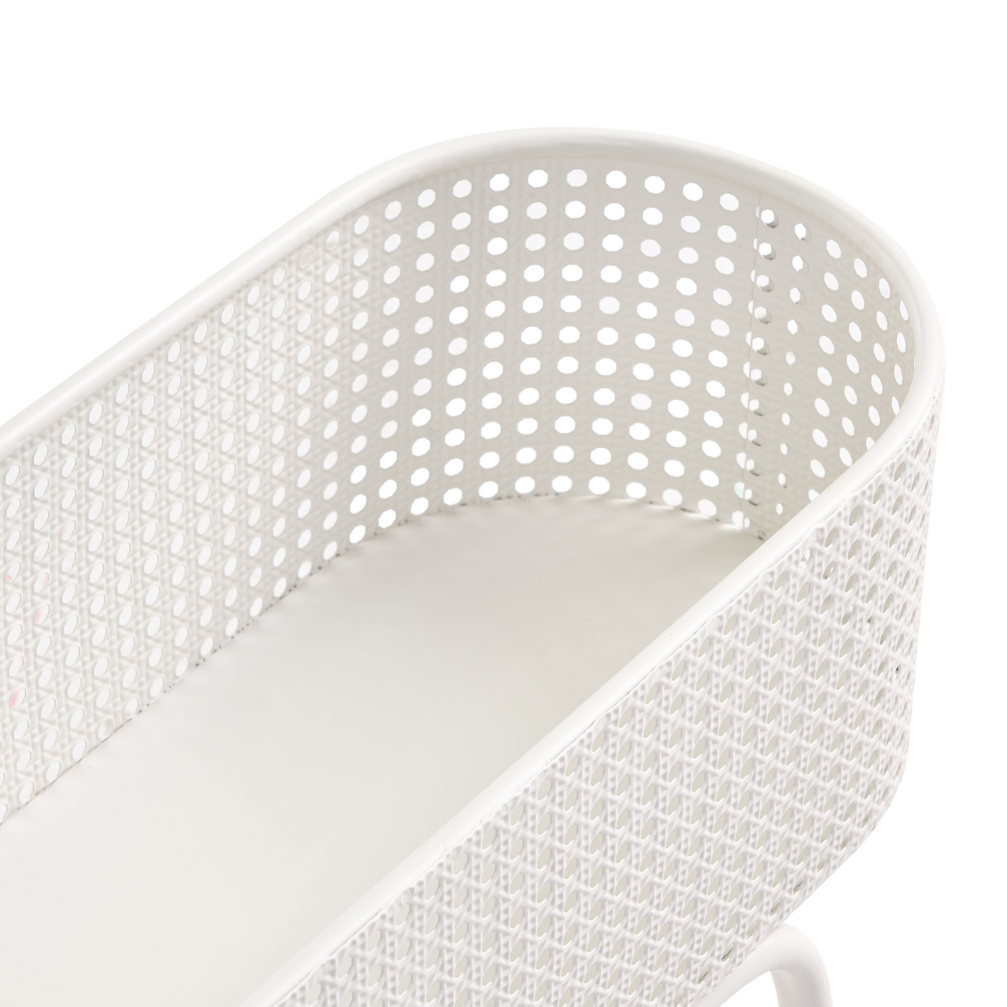Raised Planter Box White Elevated Pot With Shelf
