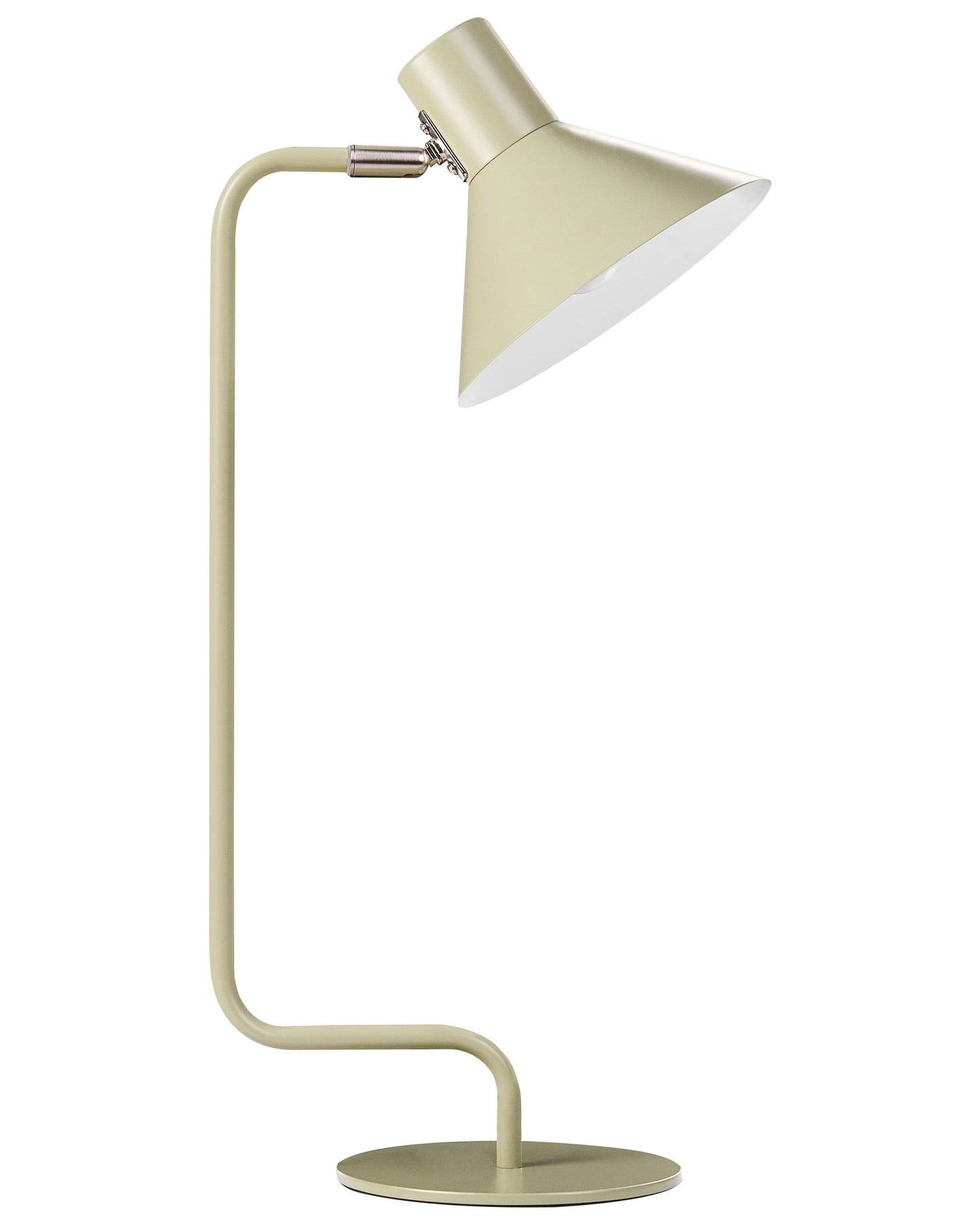 Home Desk Lamp Light Green Metal 51cm Adjustable Cone Shade On Off Switch